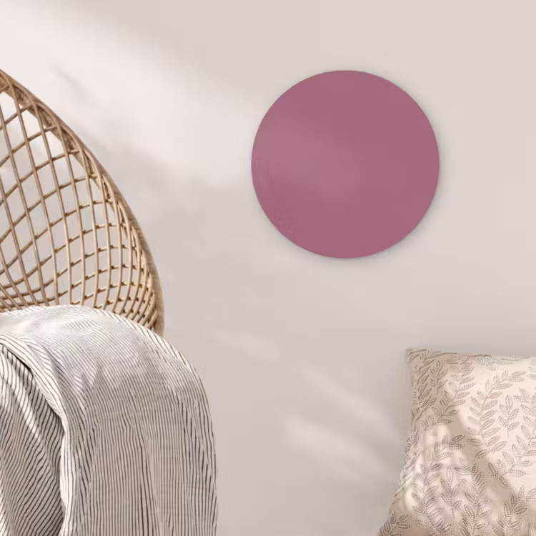 Berry - Roze -Pink Akoestische PET Vilt - Rond klein 838 -sfeer4
