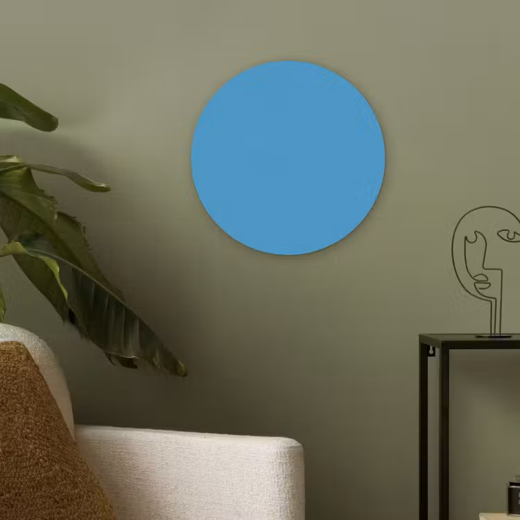 Cerulean - Breeze - Blauw Akoestische PET Vilt - Rond klein 838 -sfeer2