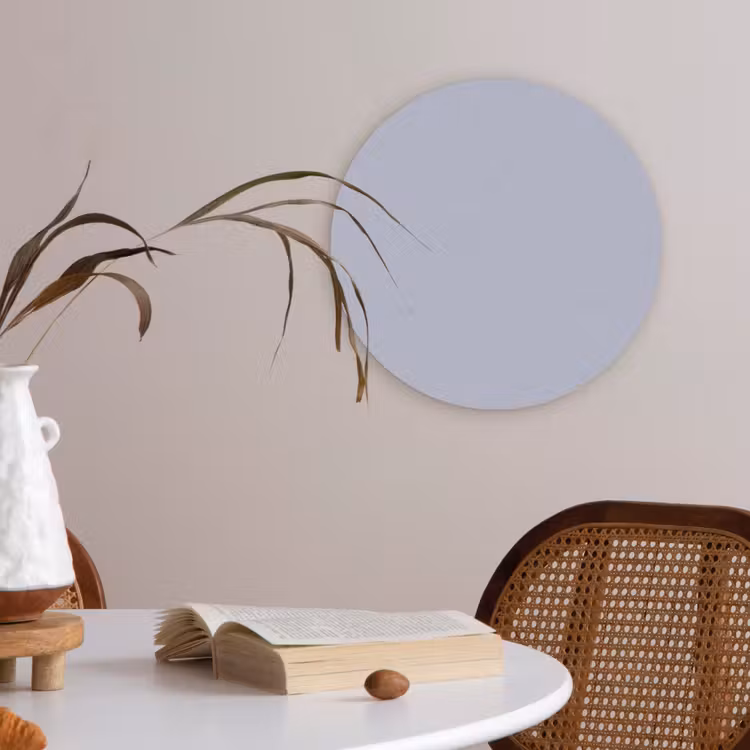 Chalky - Lavender - Paars Akoestische PET Vilt - Rond klein 838 -sfeer3