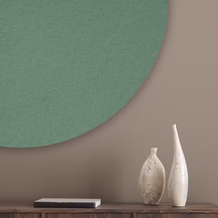 Deep - Sagewood - Groen Akoestische PET Vilt - Rond klein 838 -sfeer5_closeup