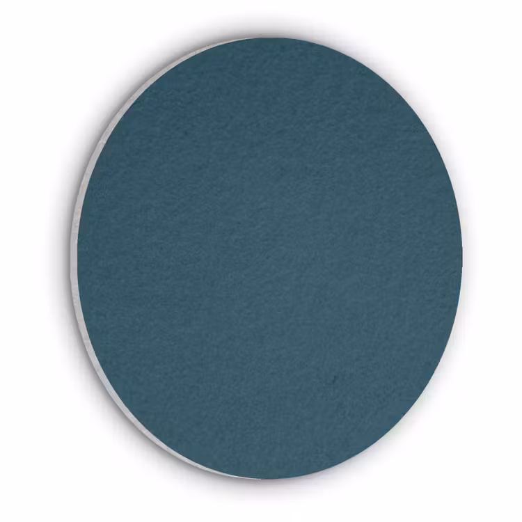 Dark - Indigo - Blauw Akoestische PET Vilt - Rond klein 838 -3d