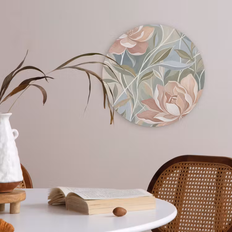 Elegant - Romantiek - Roze Akoestische PET Vilt - Rond klein -sfeer3