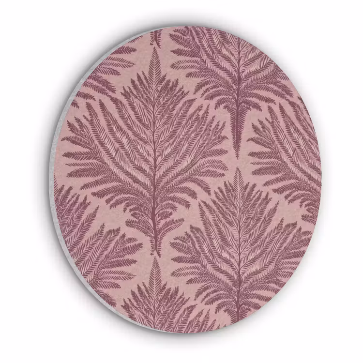 Varen - Patroon - Paars Akoestische PET Vilt - Rond klein 838 -3d