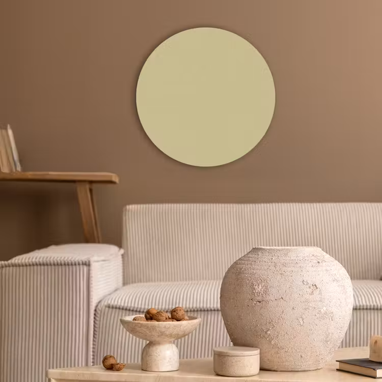 Golden - Clover - Geel Akoestische PET Vilt - Rond klein 838 -sfeer1