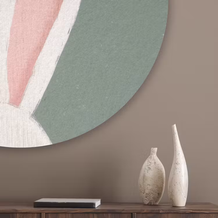 Hazen - Oren - Roze Akoestische PET Vilt - Rond klein -sfeer5_closeup