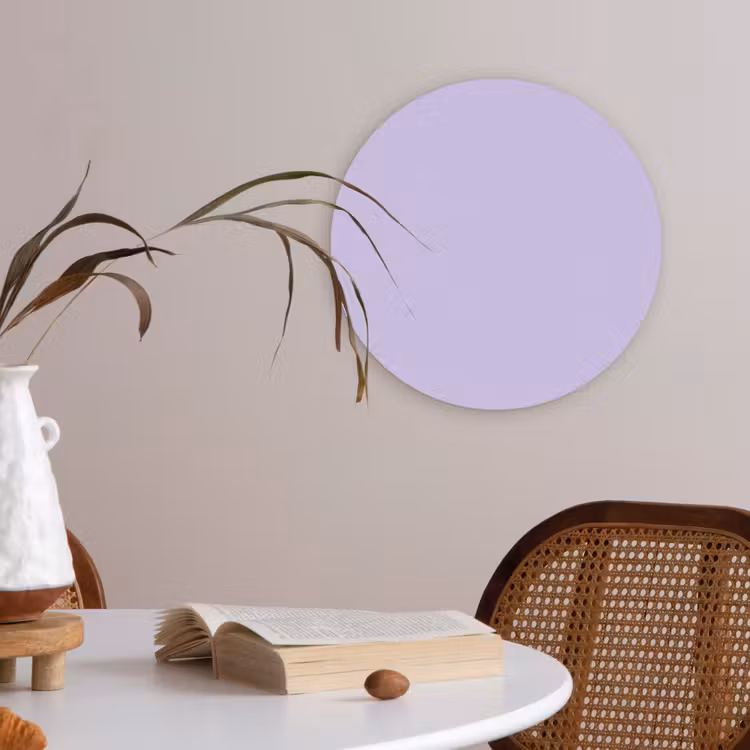 Light - Orchid - Paars Akoestische PET Vilt - Rond klein 838 -sfeer3
