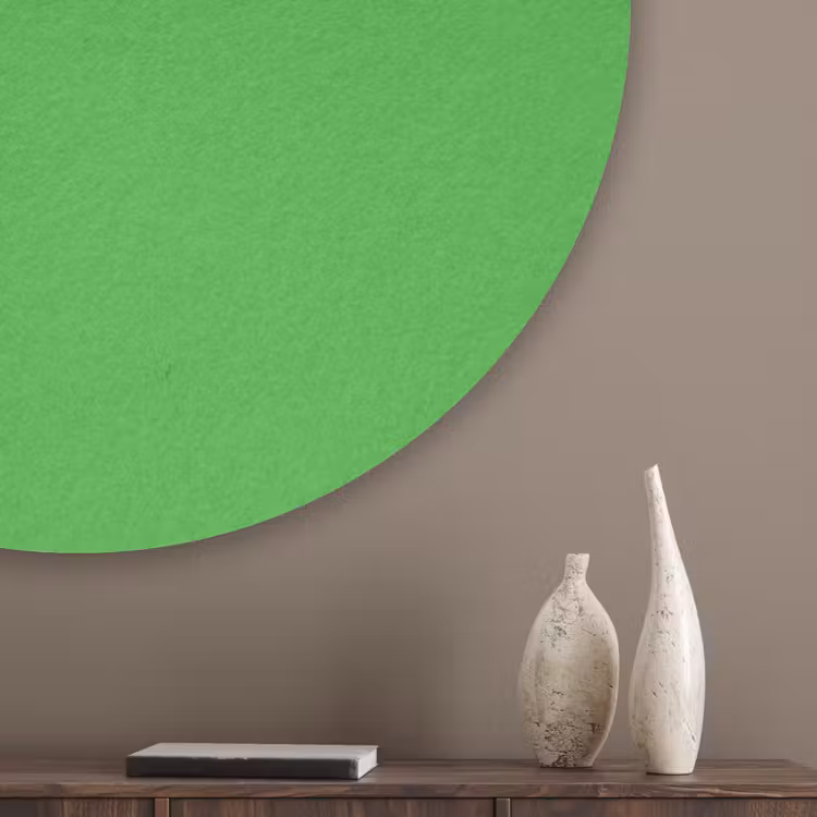 Kelly - Green - Groen Akoestische PET Vilt - Rond klein 838 -sfeer5_closeup