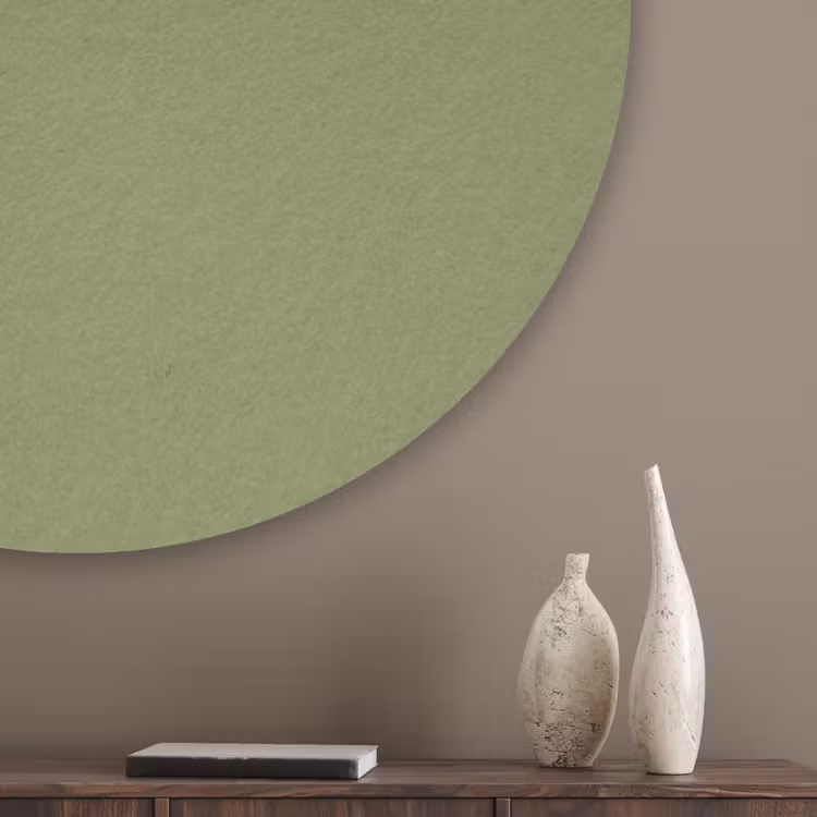 Herbal - Matcha - Groen Akoestische PET Vilt - Rond klein 838 -sfeer5_closeup