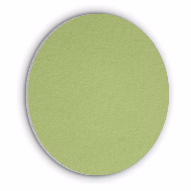 Lime - Glow - Groen Akoestische PET Vilt - Rond klein 838 -3d