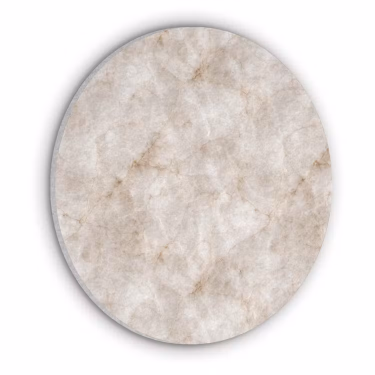 Marmer - Patroon - Klassiek Akoestische PET Vilt - Rond klein 838 -3d