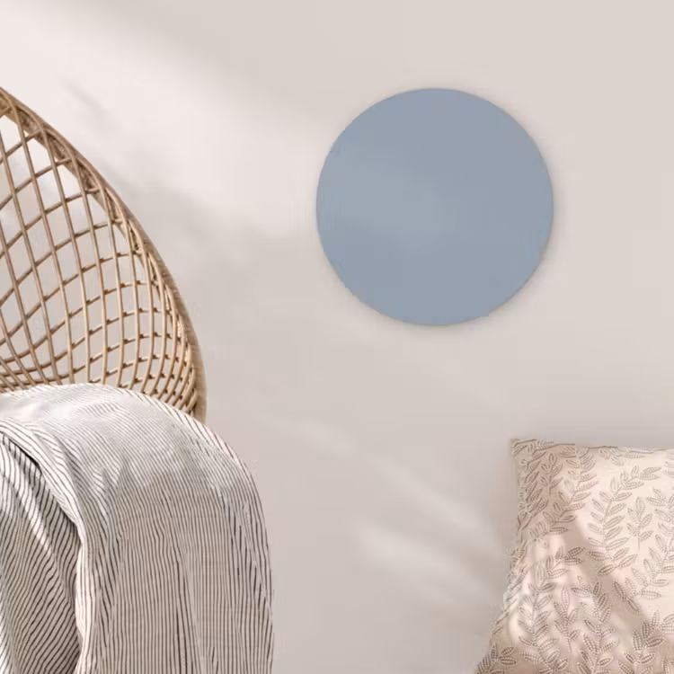 Mellow - Breeze - Blauw Akoestische PET Vilt - Rond klein 838 -sfeer4