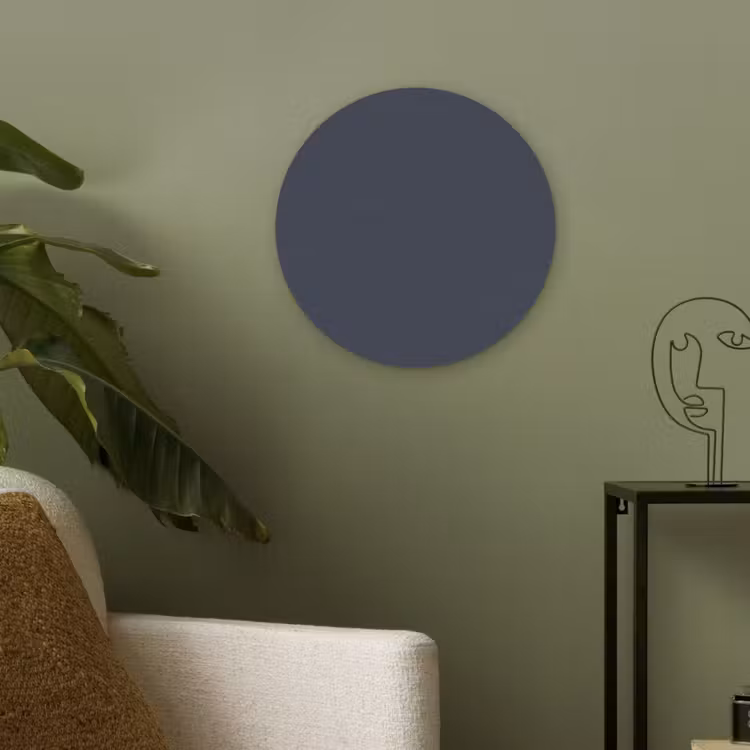Midnight - Swing - Blauw Akoestische PET Vilt - Rond klein 838 -sfeer2