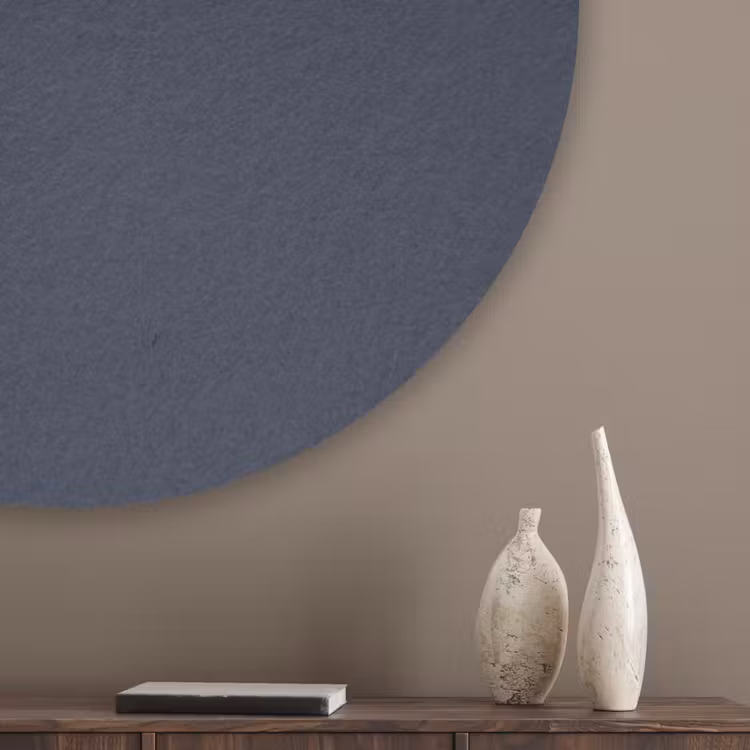 Midnight - Swing - Blauw Akoestische PET Vilt - Rond klein 838 -sfeer5_closeup