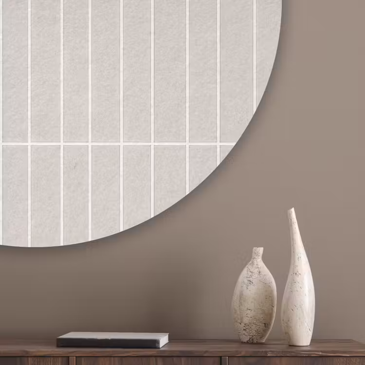 Patroon - Tegels - Zand Akoestische PET Vilt - Rond klein 838 -sfeer5_closeup