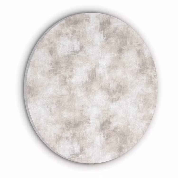 Organisch - Patroon - Gemêleerd Akoestische PET Vilt - Rond klein 838 -3d