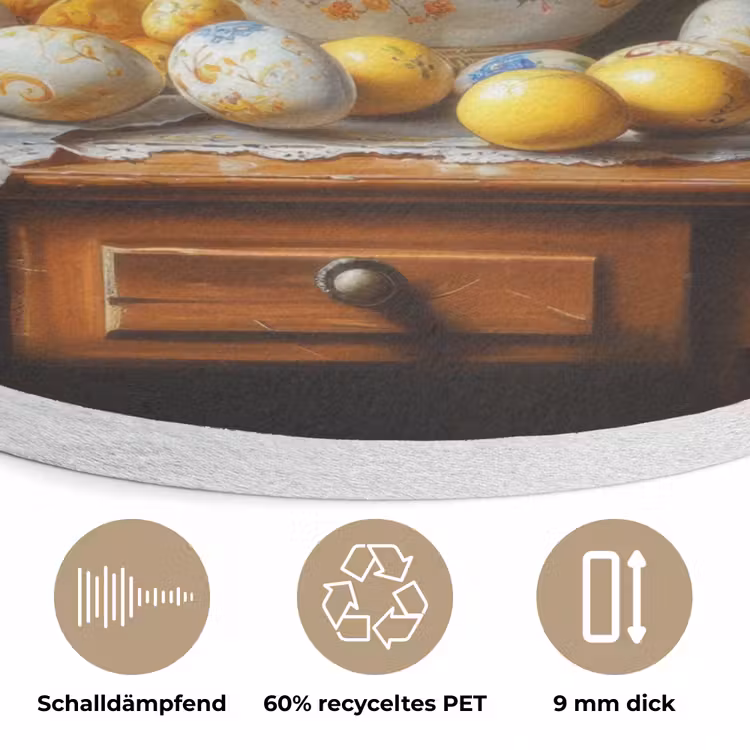 Paaseieren - Stilleven - Vaas Akoestische PET Vilt - Rond klein -closeup_DE