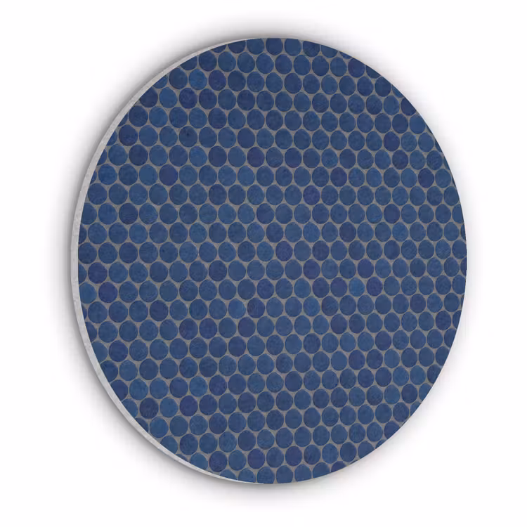 Penny - Mozaïek - Donkerblauw Akoestische PET Vilt - Rond klein 838 -3d