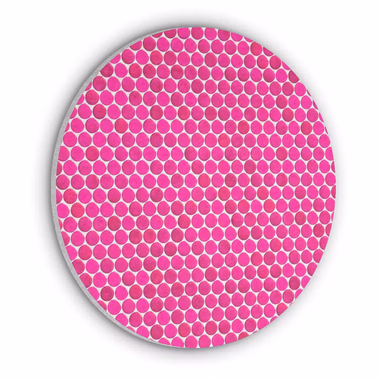 Penny - Mozaïek - Felroze Akoestische PET Vilt - Rond klein 838 -3d