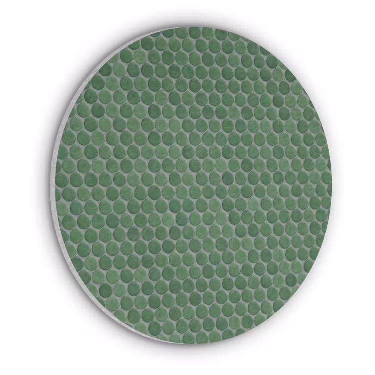 Penny - Mozaïek - Bosgroen - Green Akoestische PET Vilt - Rond klein 838 -3d