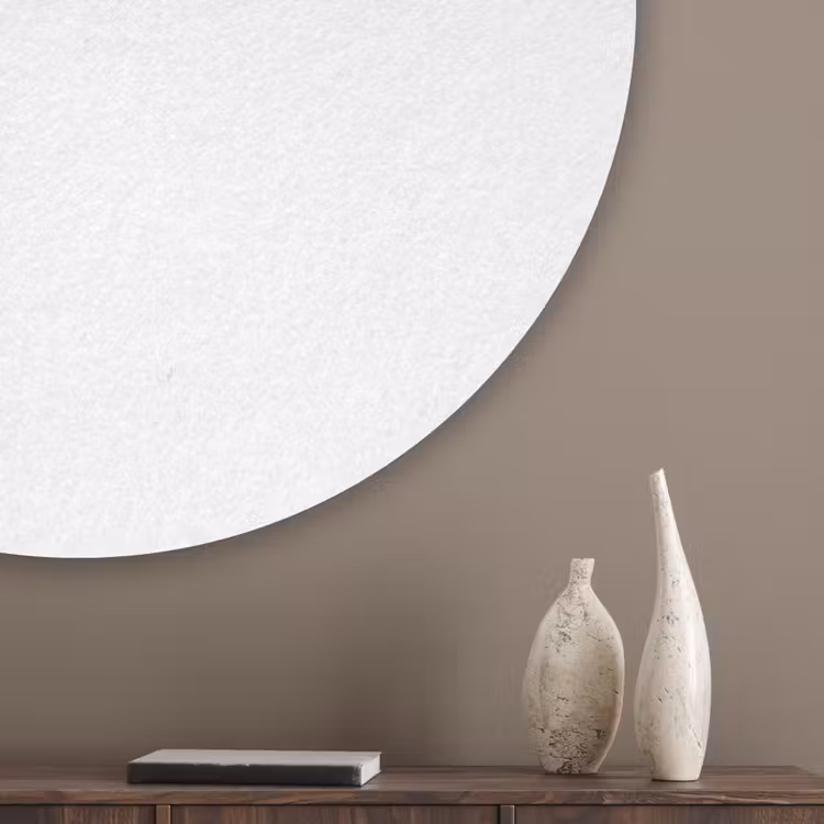Paard - Springen - Modern Akoestische PET Vilt - Rond klein -sfeer5_closeup