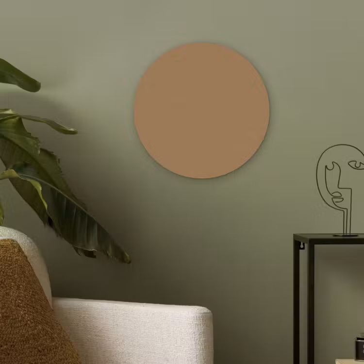 Sahara - Earth - Oranje Akoestische PET Vilt - Rond klein 838 -sfeer2