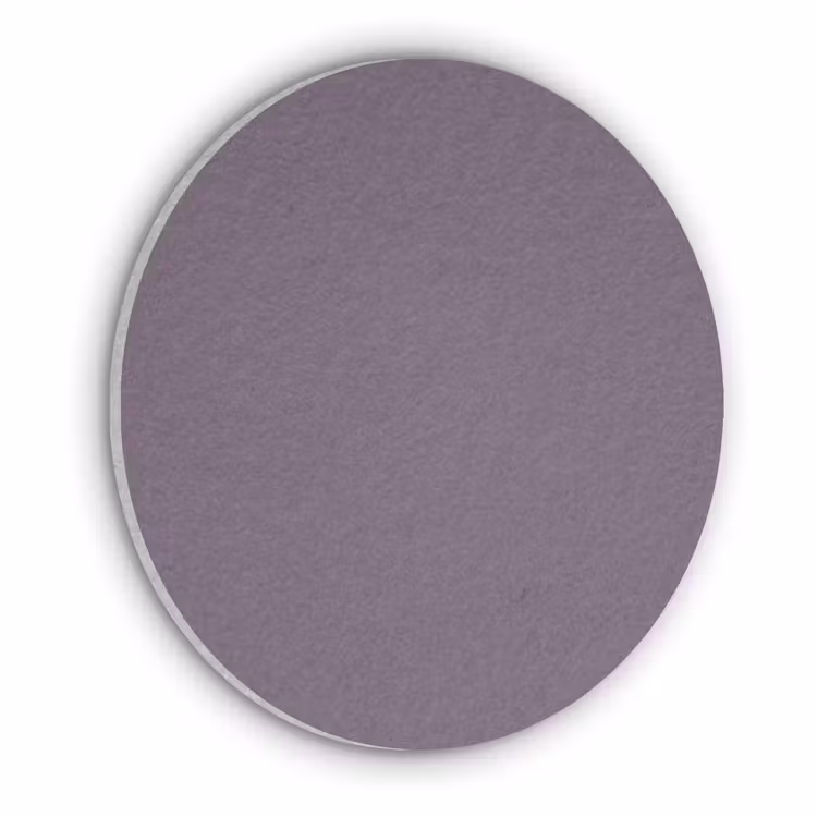 Velvet - Aubergine - Paars Akoestische PET Vilt - Rond klein 838 -3d