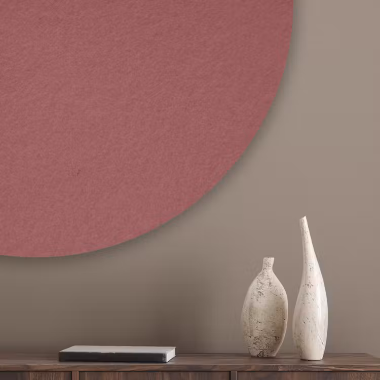 Barn - Antique - Rood Akoestische PET Vilt - Rond klein 838 -sfeer5_closeup
