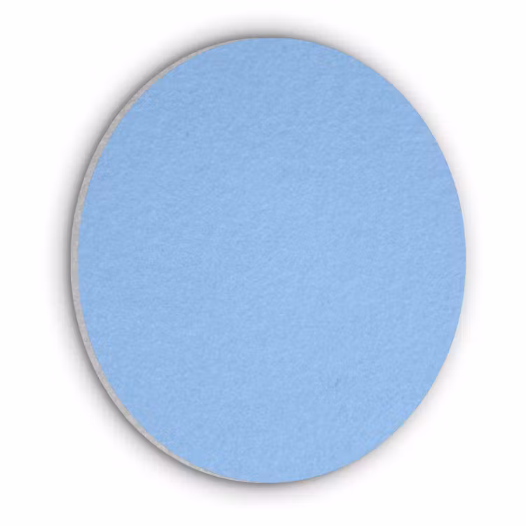 Sky - Glow - Blauw Akoestische PET Vilt - Rond klein 838 -3d