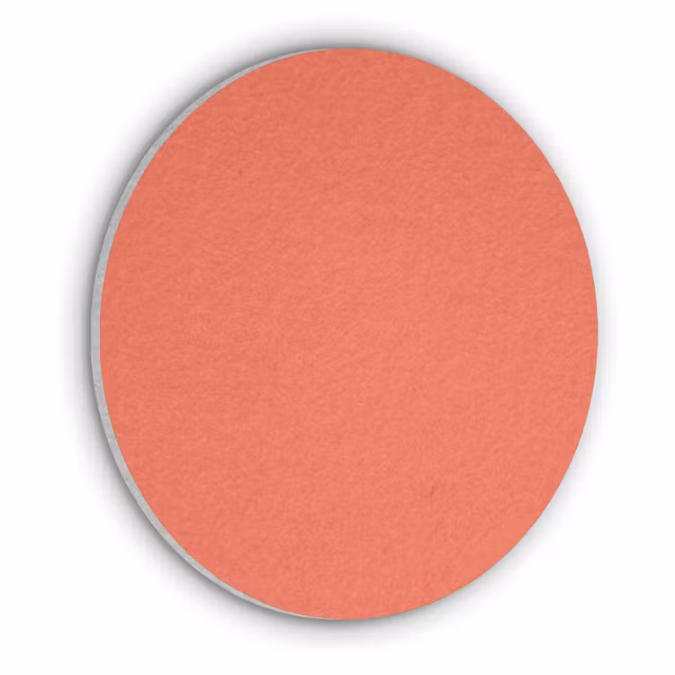 Sunset - Salmon - Oranje Akoestische PET Vilt - Rond klein 838 -3d