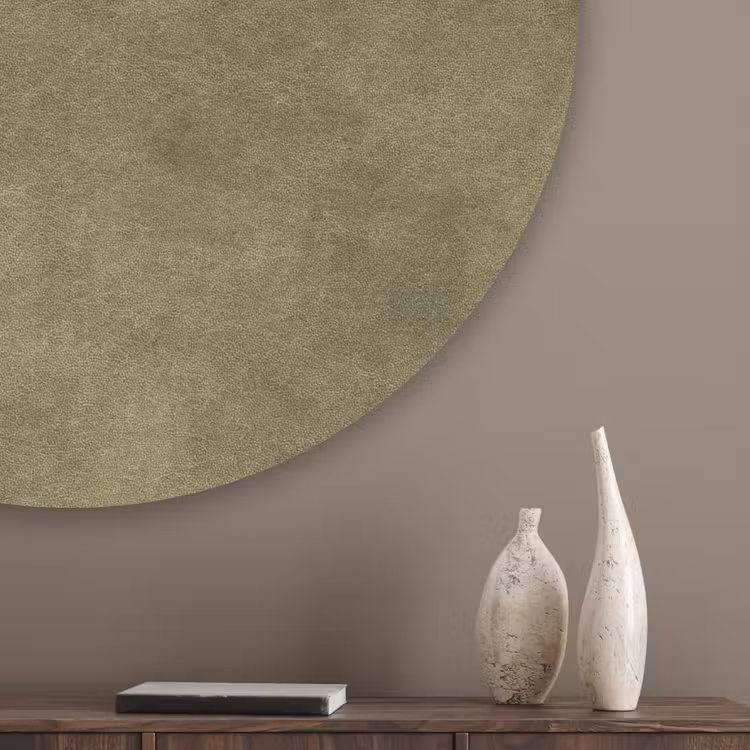 Textuur - Abstract - Groen Akoestische PET Vilt - Rond klein 838 -sfeer5_closeup