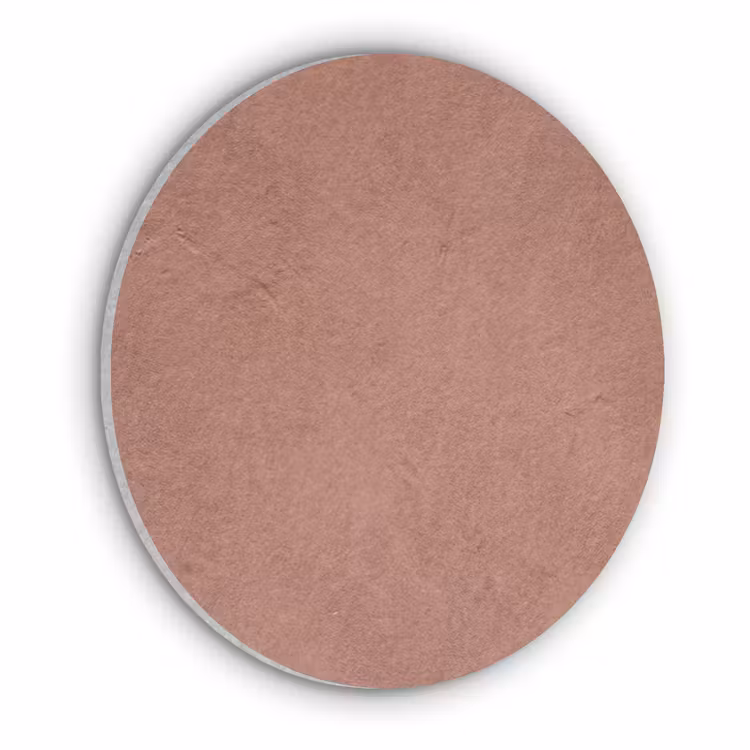 Textuur - Roodbruin - Grof - Modern Akoestische PET Vilt - Rond klein -3d