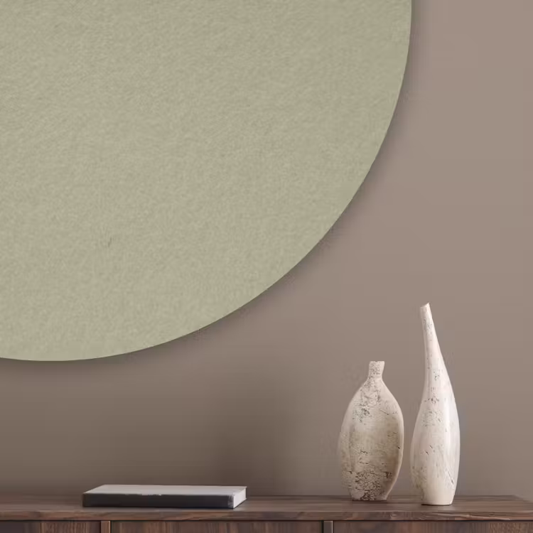 Vintage - Sage - Groen Akoestische PET Vilt - Rond klein 838 -sfeer5_closeup
