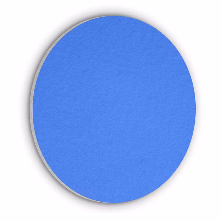 Vivid - Cobalt - Blauw Akoestische PET Vilt - Rond klein 838 -3d
