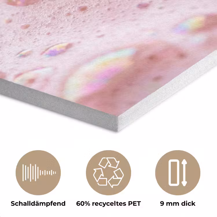Schuim - Structuur - Roze PET vilt klein -closeup_DE