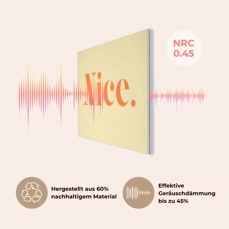 Nice - Oranje - Geel - Minimalistisch PET vilt klein -USP_DE