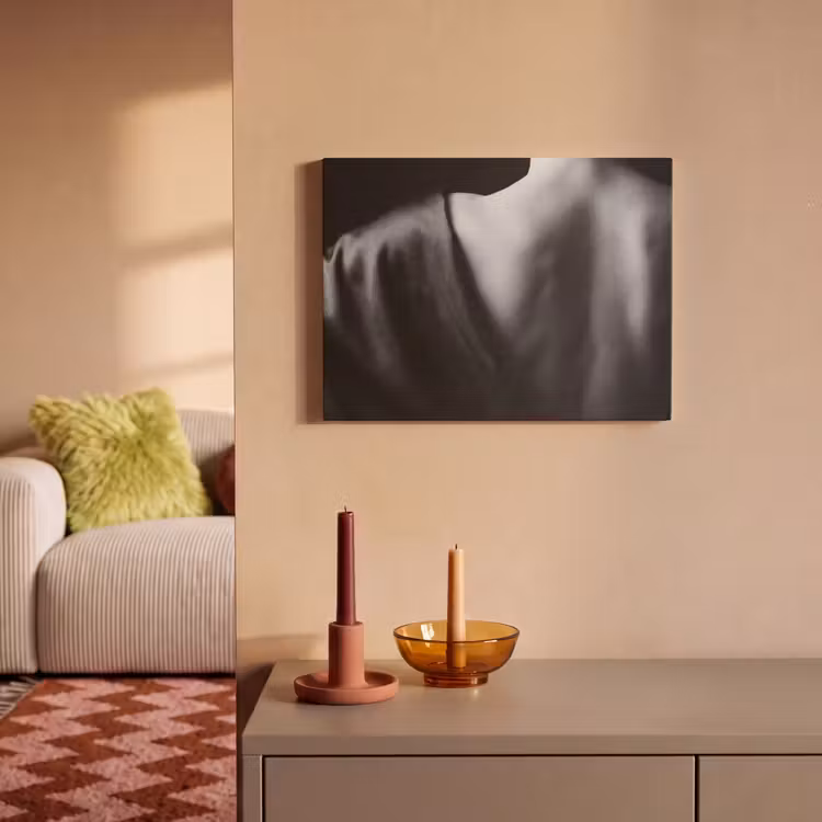 Schouder - Zijde - Rug - Zwart - Wit - Elegant PET vilt klein -sfeer1