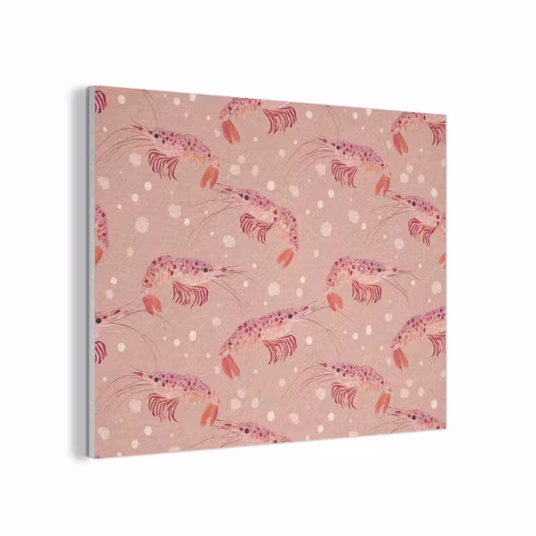 Garnalen - Stippen - Roze PET vilt klein 837 -3d