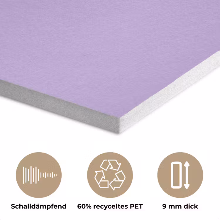 Soft - Lavender - Paars PET vilt klein 837 -closeup_DE