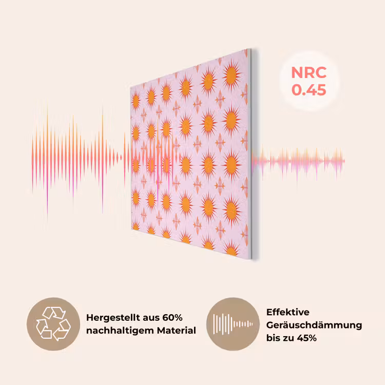 Zon - Patroon - Roze PET vilt klein 837 -USP_DE