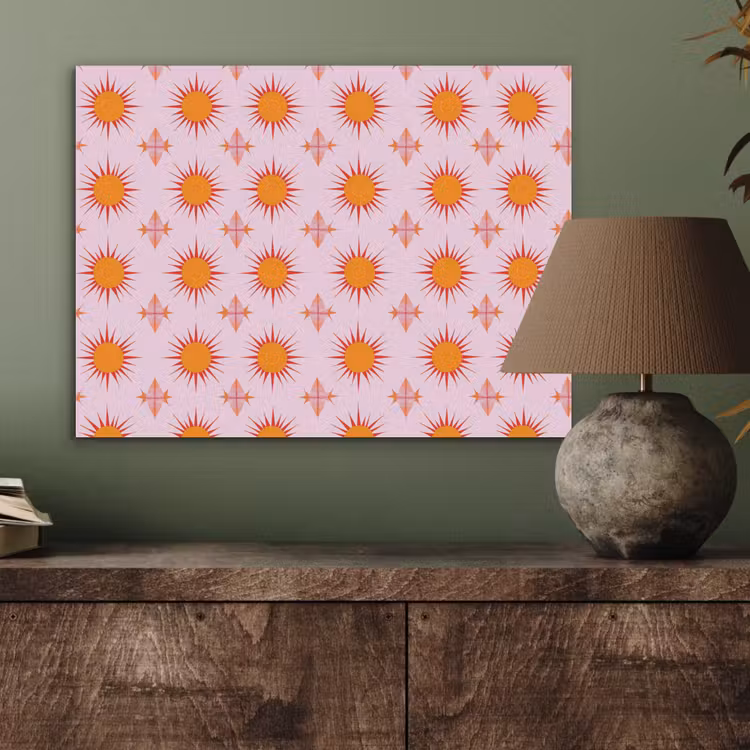 Zon - Patroon - Roze PET vilt klein 837 -sfeer2