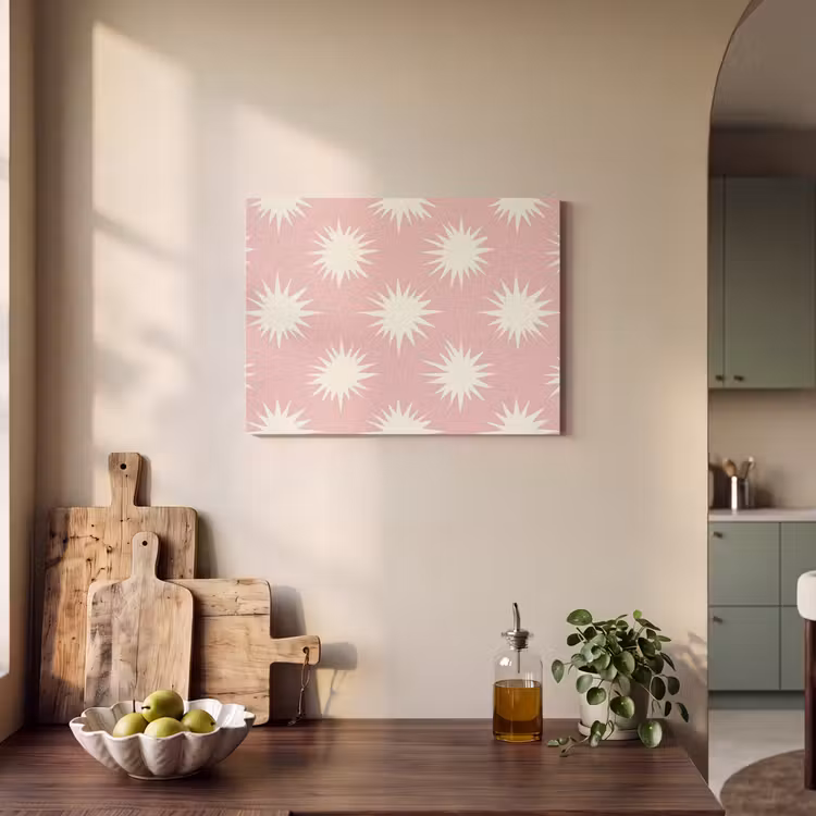 Zonnen - Patroon - Roze PET vilt klein 837 -sfeer2