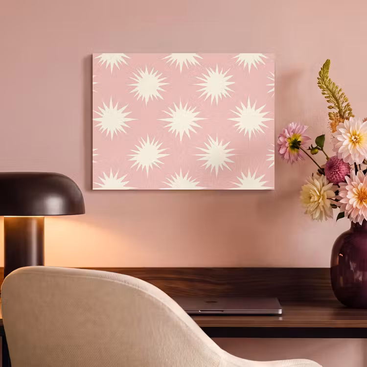 Zonnen - Patroon - Roze PET vilt klein 837 -sfeer3
