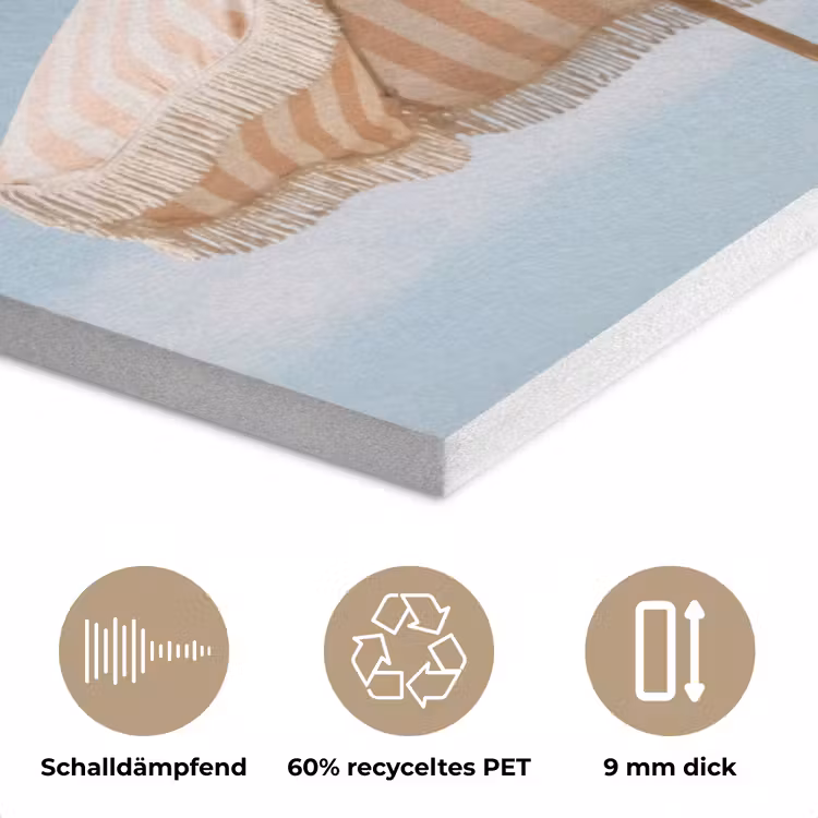 Parasol - Lucht - Rood PET vilt klein -closeup_DE