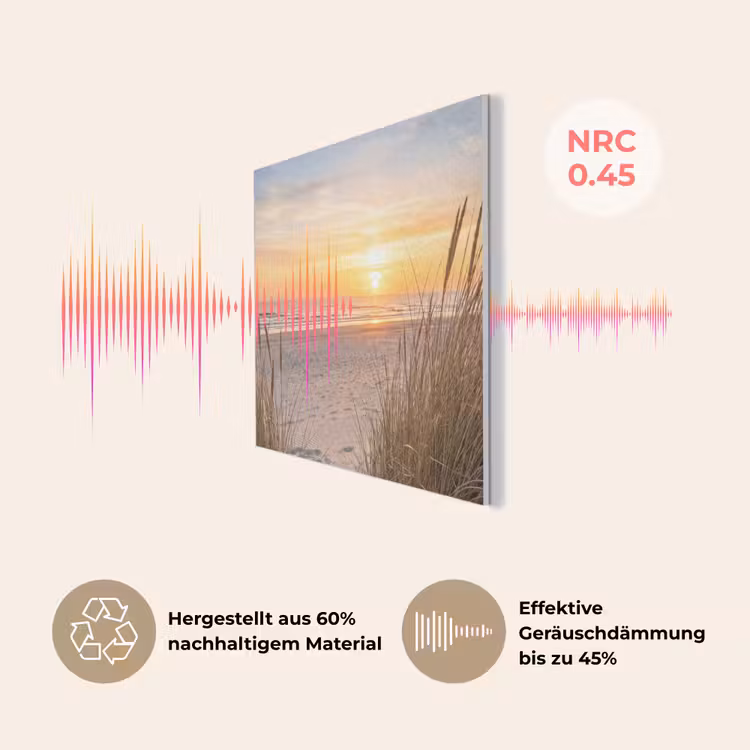Zonsondergang - Duinen - Zee PET vilt klein -USP_DE