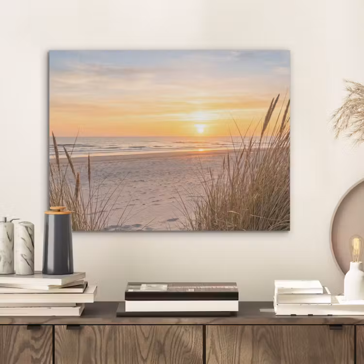 Zonsondergang - Duinen - Zee PET vilt klein -sfeer1