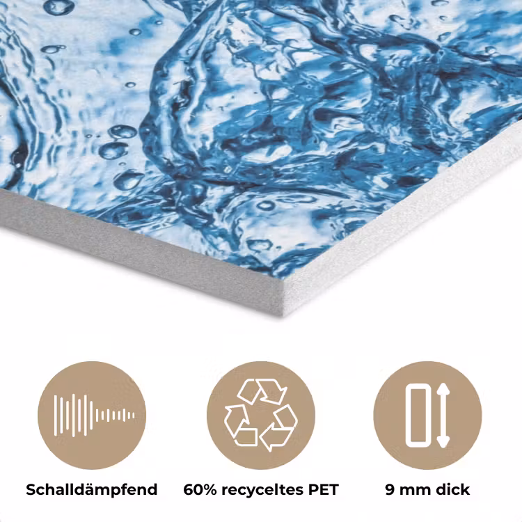 Spash - Water - Blauw PET vilt klein -closeup_DE
