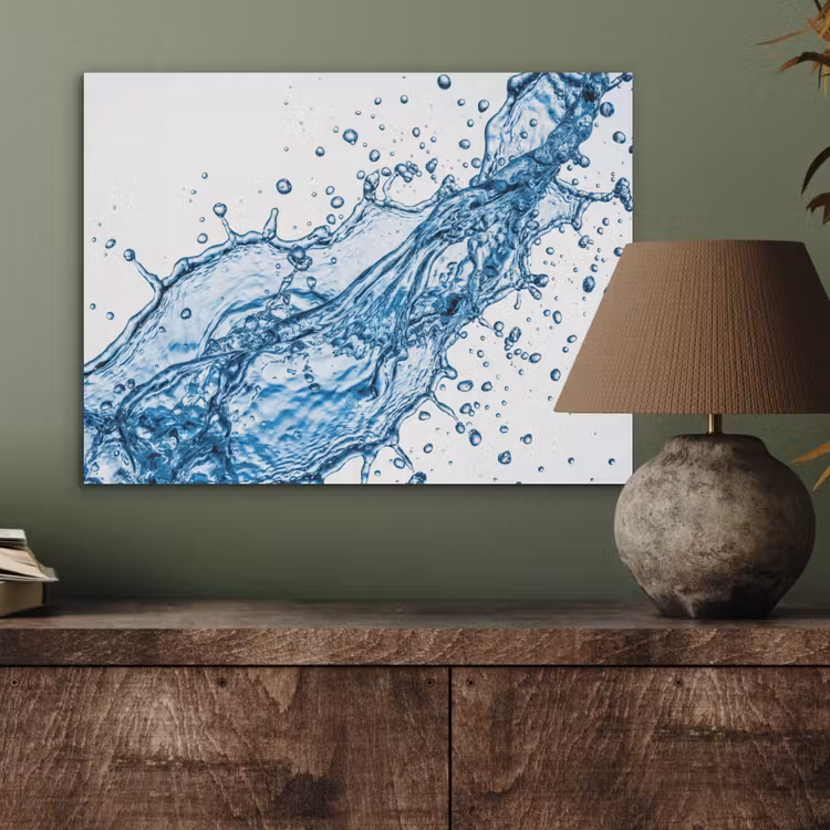 Spash - Water - Blauw PET vilt klein -sfeer2