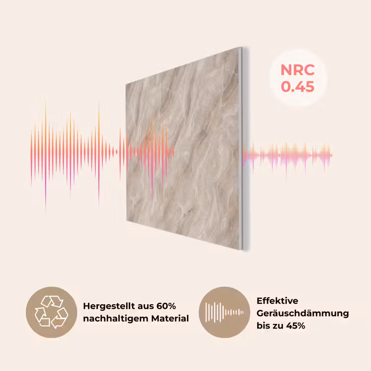 Steen - Golvend - Abstract - Beige PET vilt klein -USP_DE