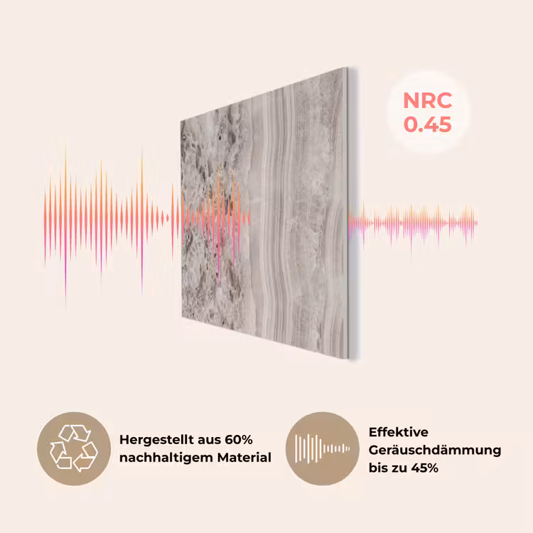 Steen - Textuur - Abstract - Beige - Wit PET vilt klein -USP_DE