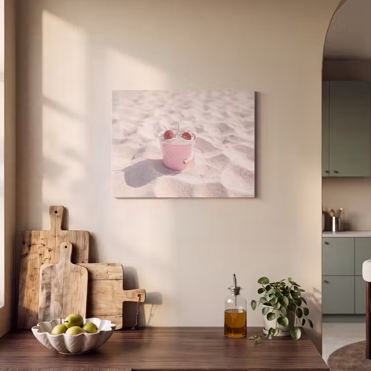 Strand - Schelpen - Zomer - Roze - Decoratie PET vilt klein -sfeer2